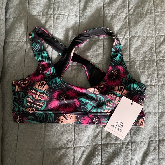 Feed Me Fight Me Sports Bra - Picture 1 of 1